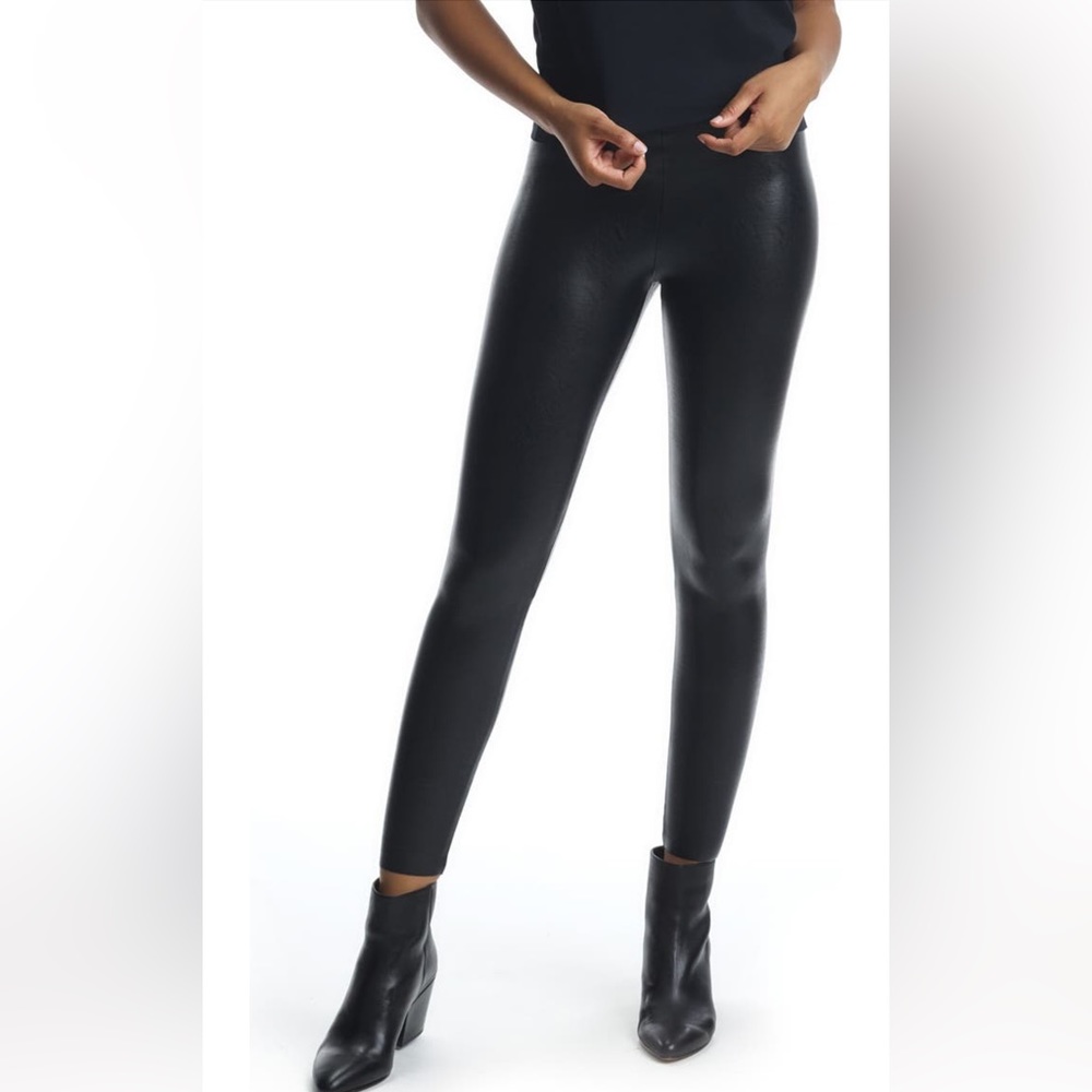 Commando Control Top Faux Leather Leggings - Size Medium